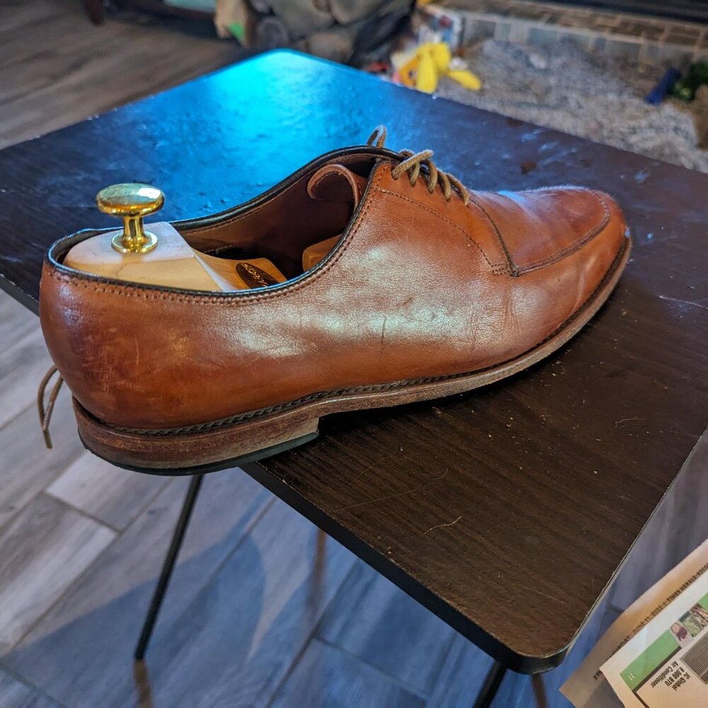 Allen Edmonds Delray Split Toe Brown Leather - image 5